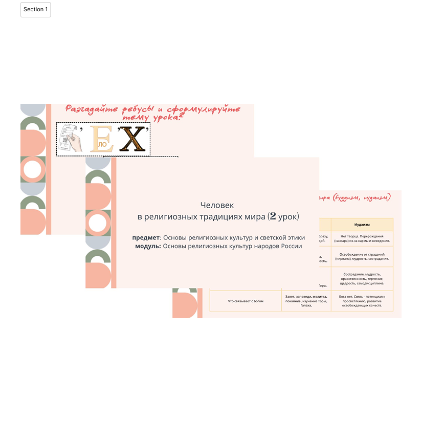 Презентация. Человек в религиозных традициях мира (2 урок)