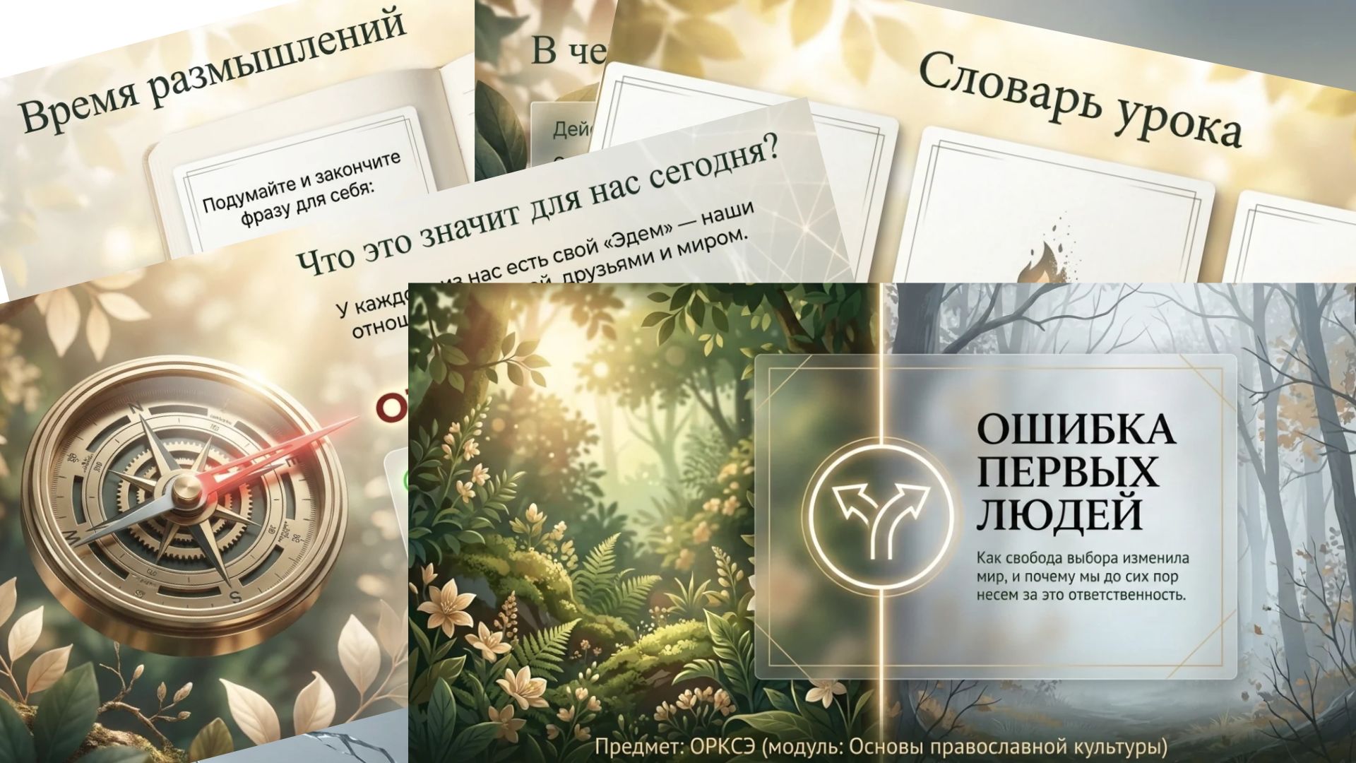 Урок 6. Ошибка первых людей